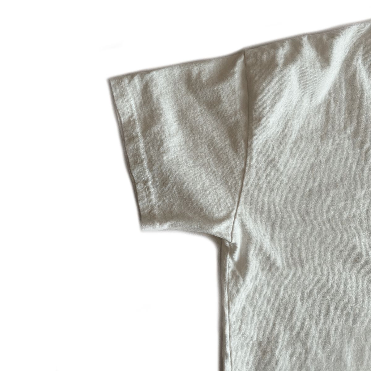 Short Sleeve Heavyweight Jersey Crew Neck - Vintage White - grown&amp;sewn