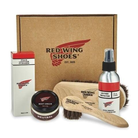 Smooth-Finished Leather Care Kit - grown&sewn