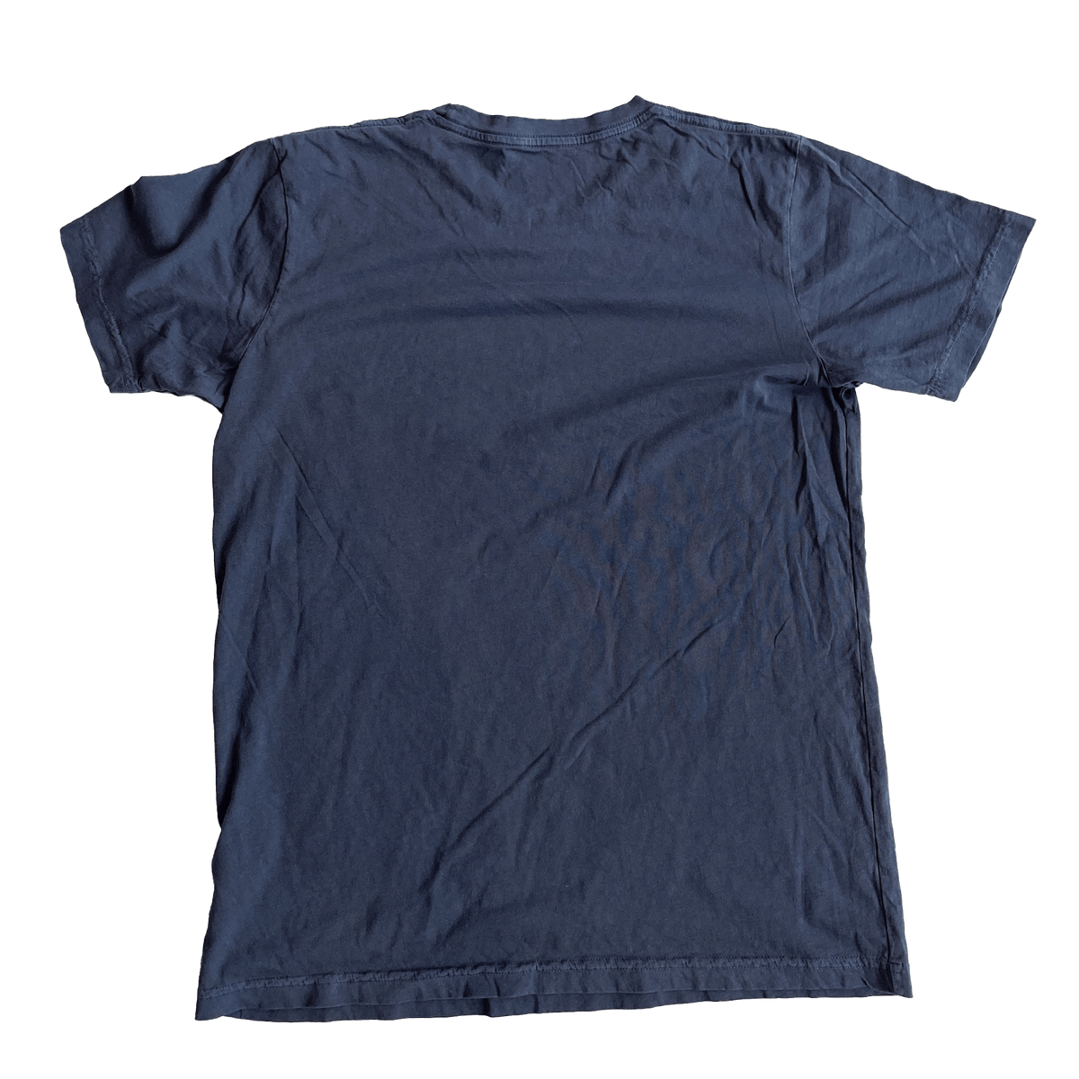 USA Crew Neck T-Shirt - Blue - grown&amp;sewn