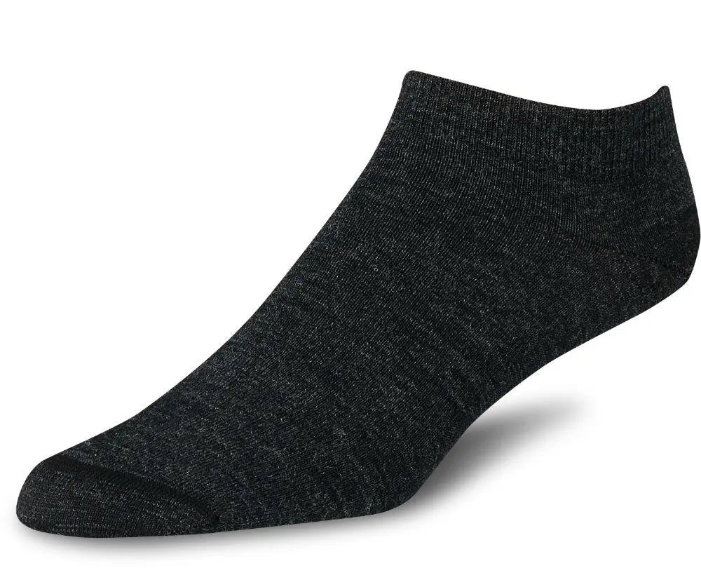 Wool Footie Liner 97335 Charcoal - grown&sewn